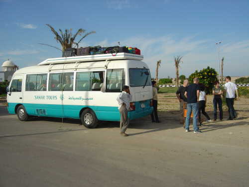 Unser Transfer nach Marsa Ghalib